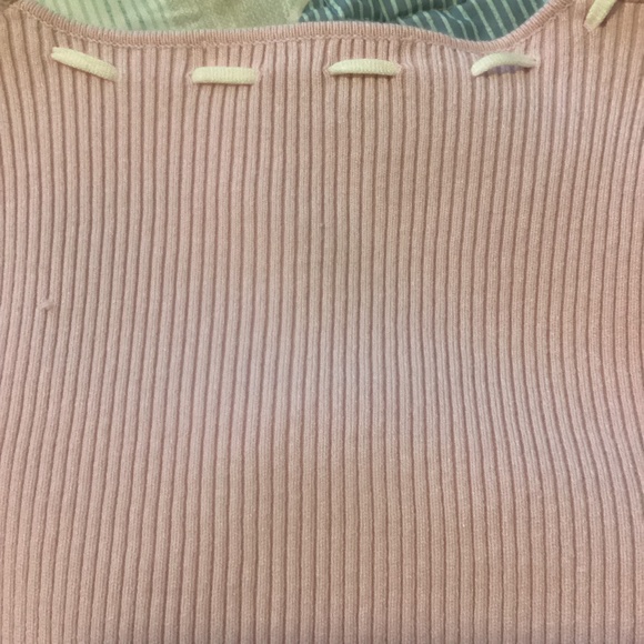 NWT pretty pastel pink crop style Altar’d State sweater - Picture 2 of 8